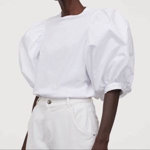 H&M Johanna Ortiz puff sleeve shirt